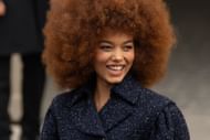 Whitney Peak at Paris Fashion Week (Image via Getty)